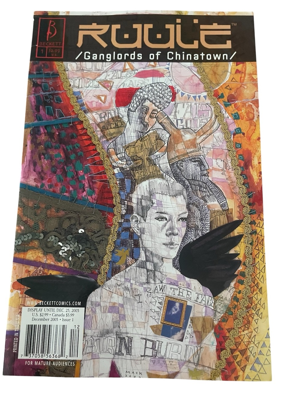 Ruule Ganglords of Chinatown #1 Beckett Comics Rare Indie Comic